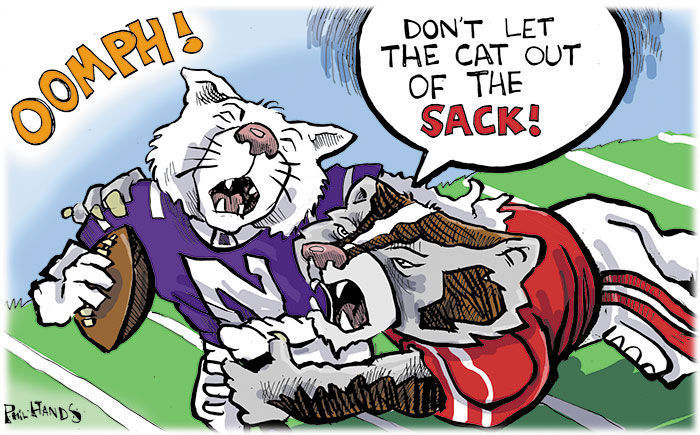 Bucky tackles the Wildcats